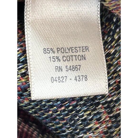 Christopher & Banks Blazer Womens Large Purple Gray‎ Tapestry Brocade Floral - Picture 4 of 7